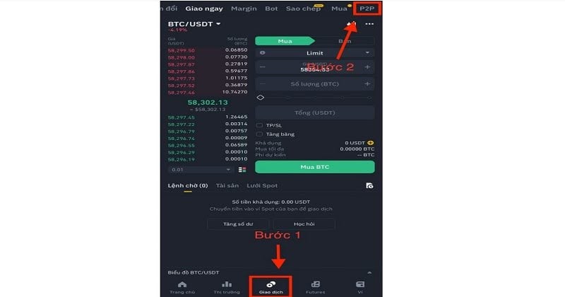 Hướng dẫn nạp USDT từ nhà cái Five88 vào Binance và bán USDT ra VND